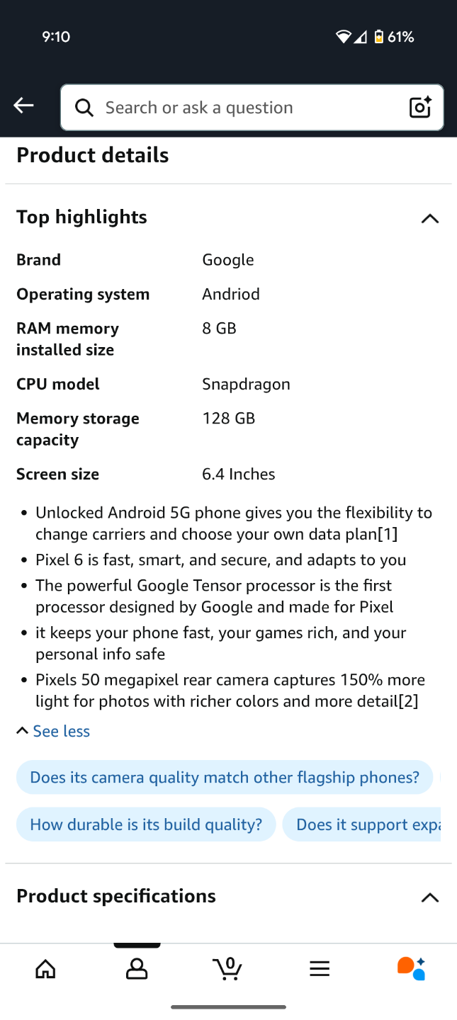 Google Pixel 6 Sorta Seafoam 128GB - photo 4