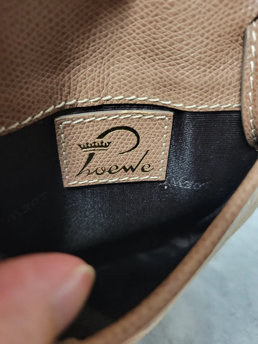 Loewe Mini Beige & Brown Crossbody Bag image indicator(8)