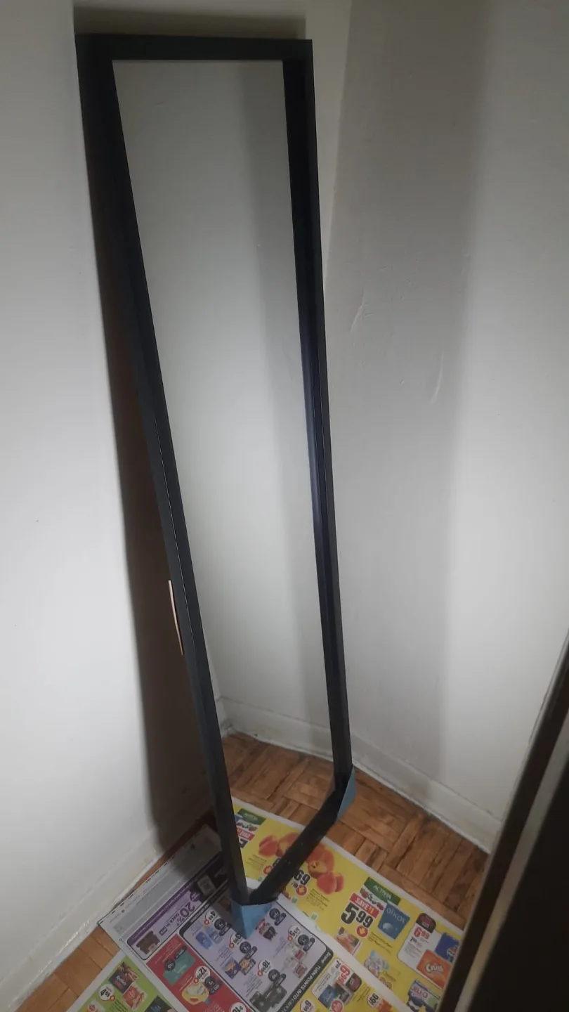 Full-length Black Mirror with Frame thumbnail