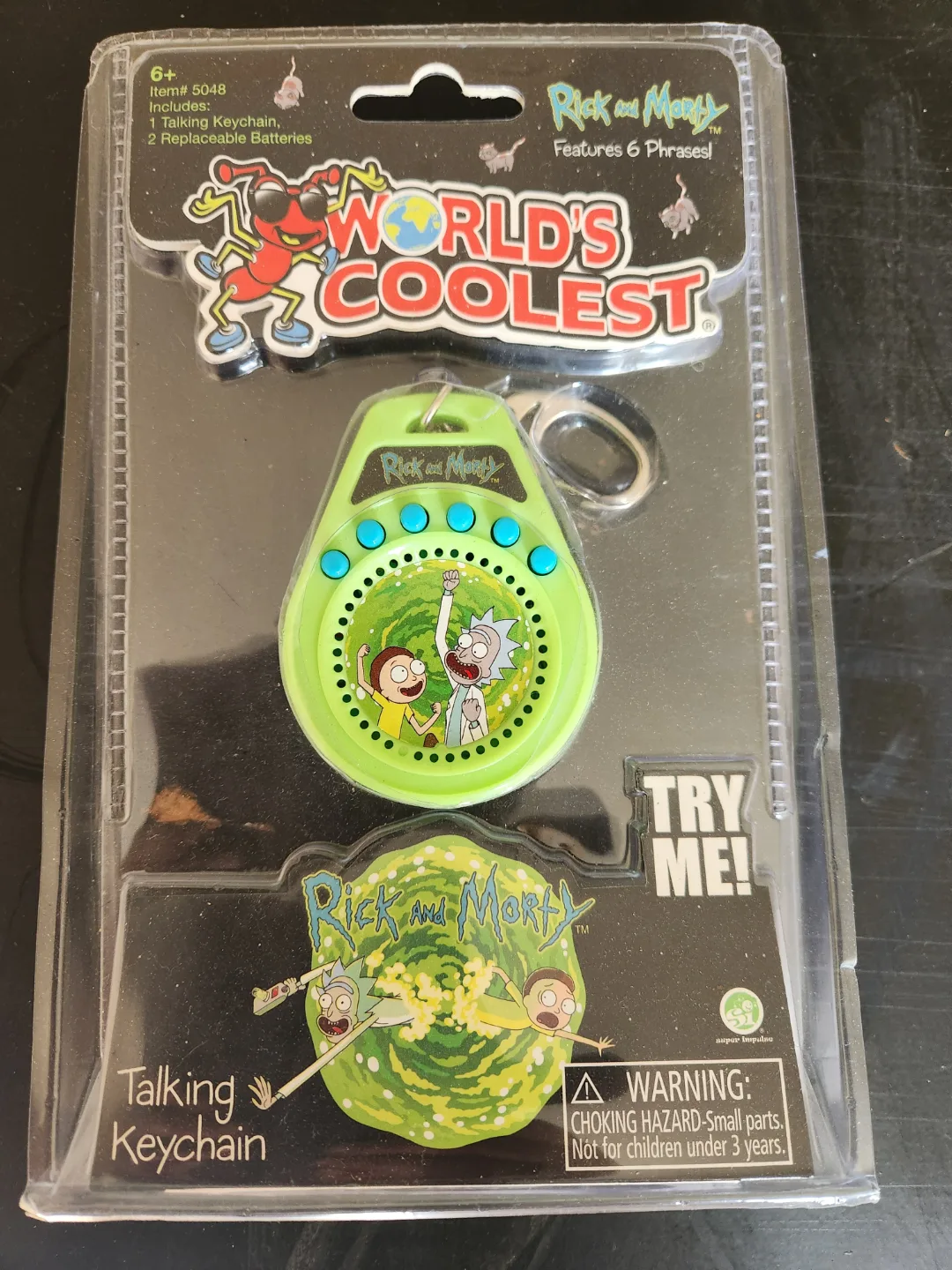 Rick and Morty Talking Keychain thumbnail