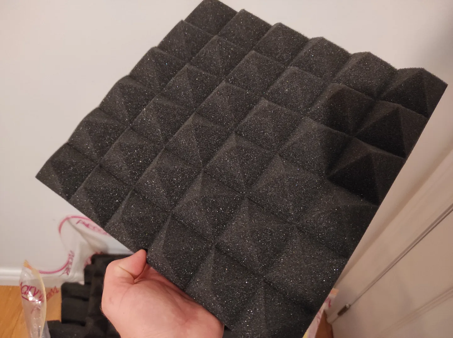 Acoustic Foam Panels - Sound Absorption Studio Tiles 20 sq ft thumbnail