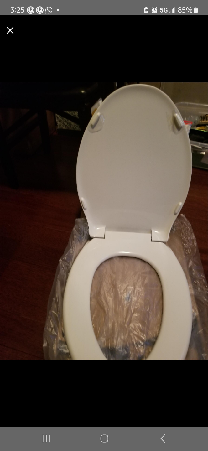 New Bemis Commercial Elongated Toilet Seat - White - photo 3