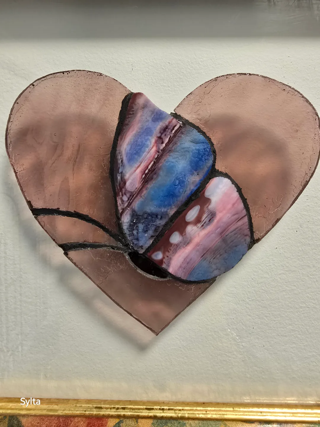 Stained Glass "Butterfly Love" image indicator(2)