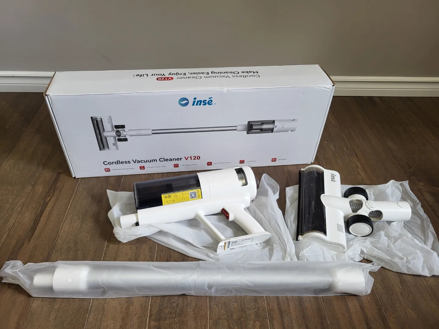 Insé Cordless Vacuum Cleaner V120 - Brand New in Box image indicator(2)