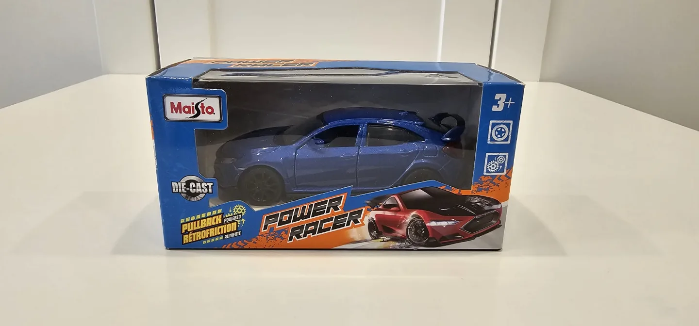Maisto Power Racer Die-Cast Honda Civic Type R Toy Car thumbnail