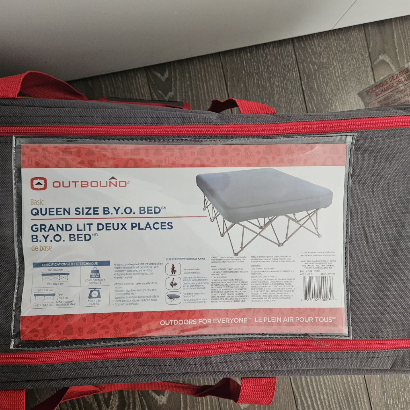 Outbound Queen Size B.Y.O. Bed