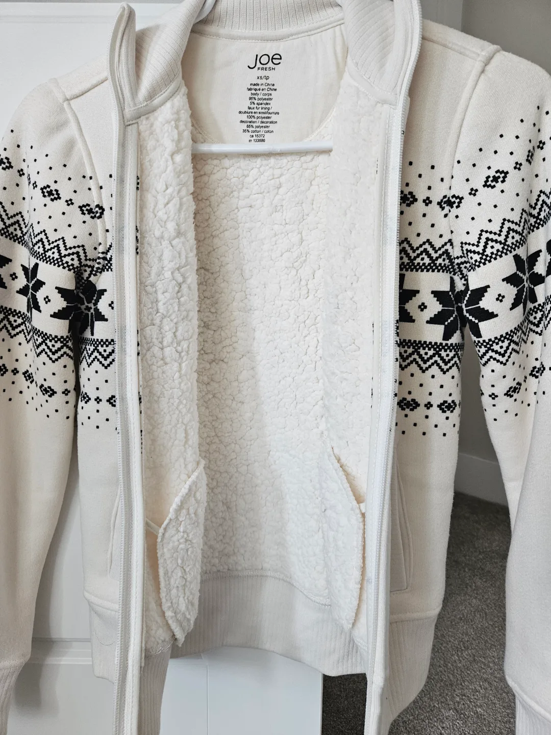 Women Joe Fresh Fleece Jacket - XS image indicator(2)