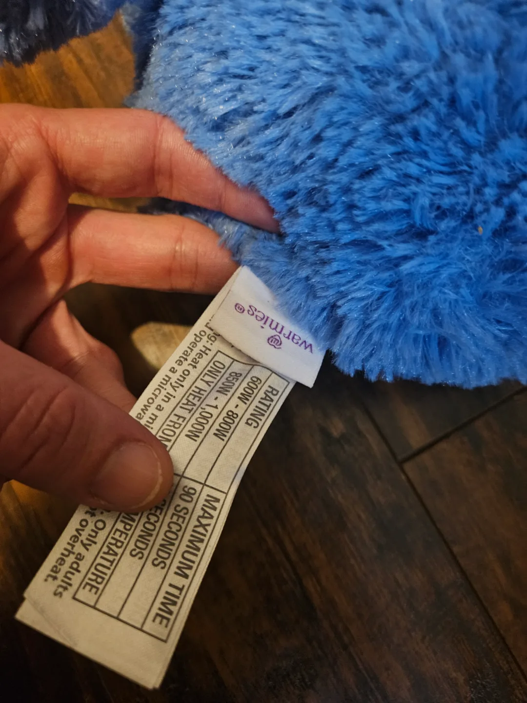 Blue Monster Warmies Cozy Plush Heatable Lavender Scented image indicator(8)