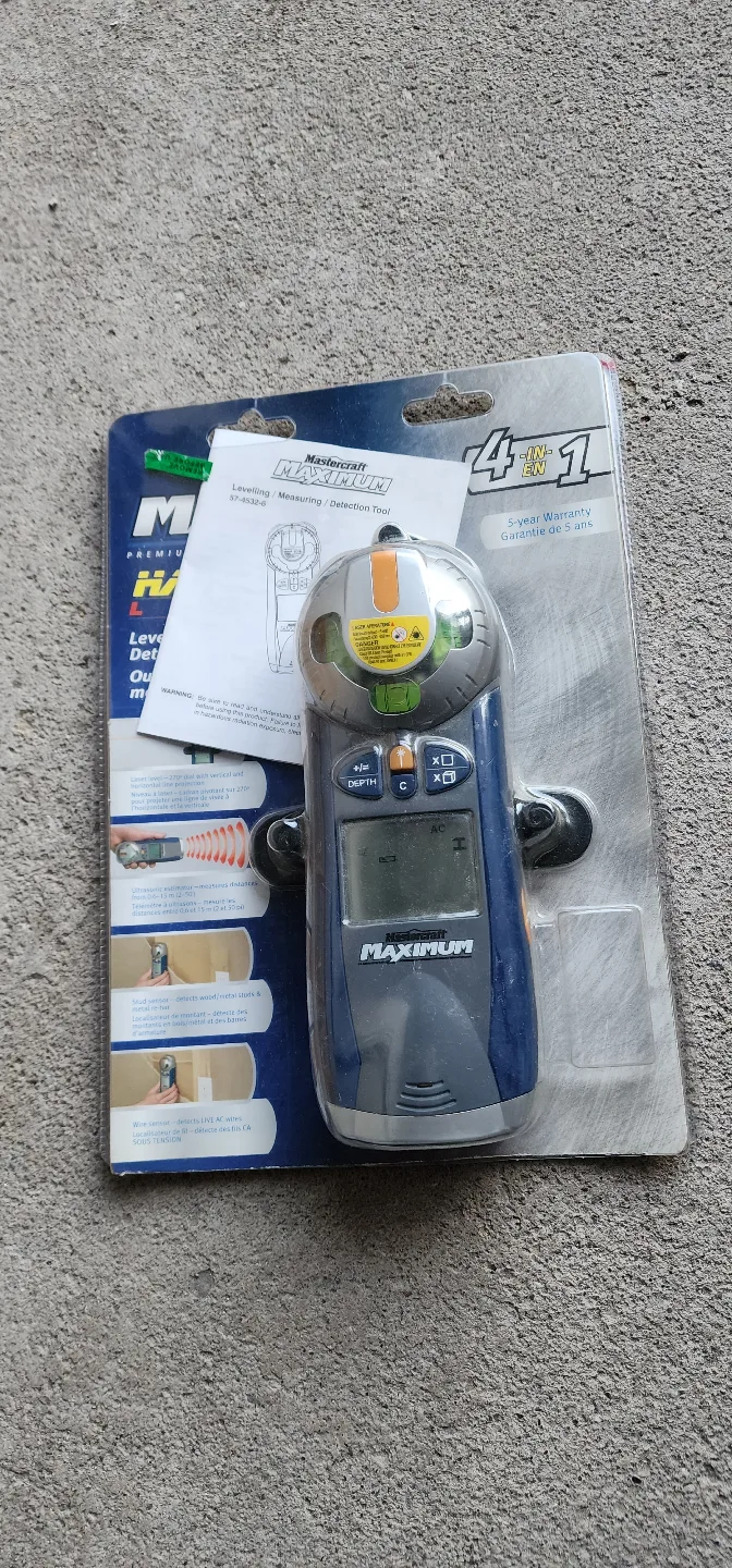 Mastercraft Maximum 4-in-1 Laser Measuring Tool - New in Box thumbnail