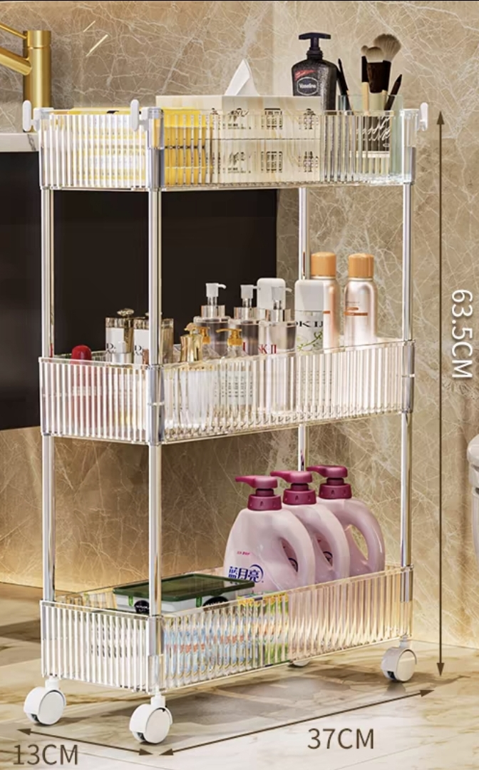 Three-Tier Rolling Cart Organizer - photo 4