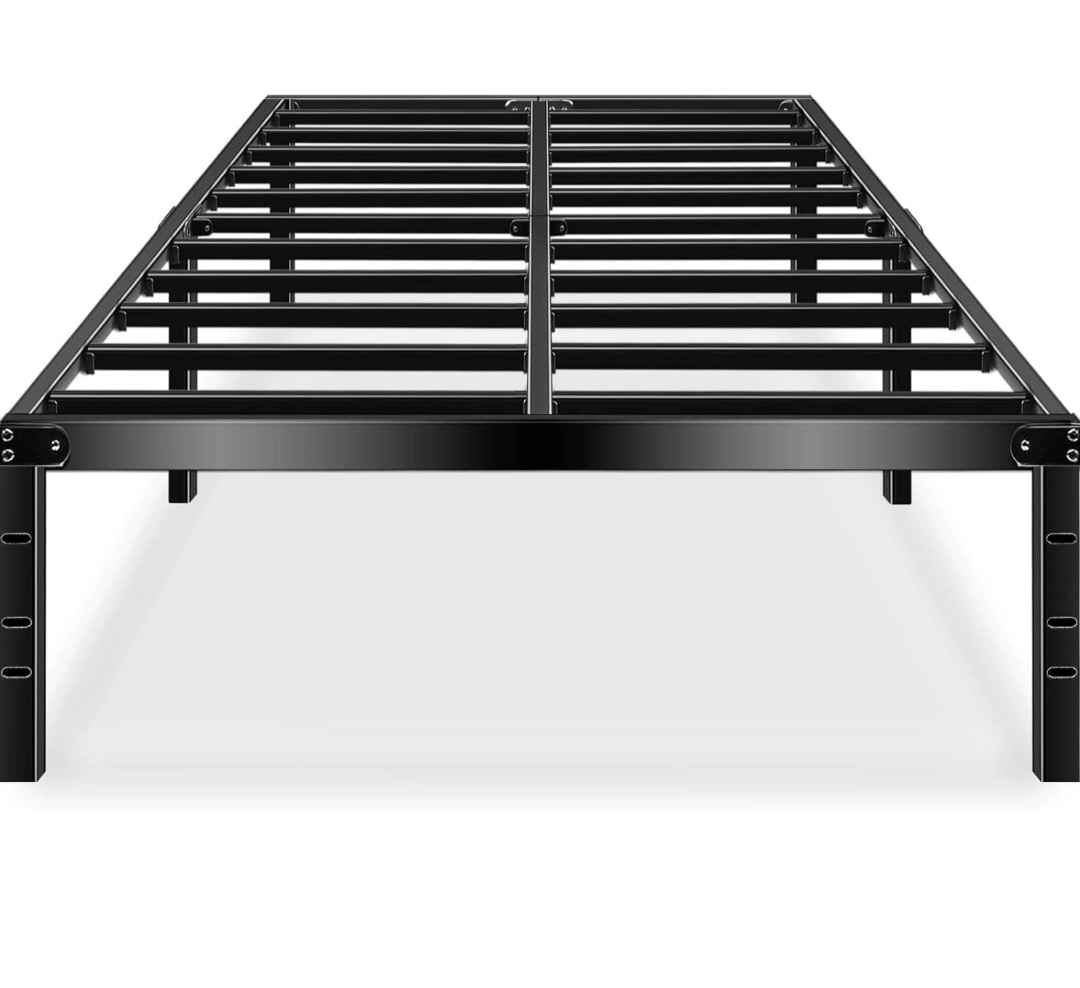 Queen Metal Platform Bed Frame with Headboard - photo 2