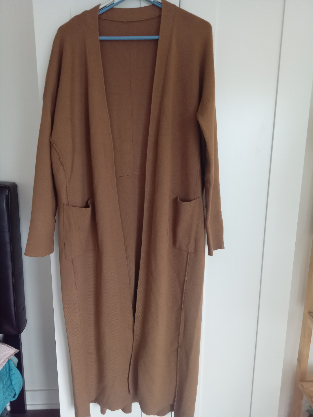 Long Brown Cardigan Sweater - photo 5