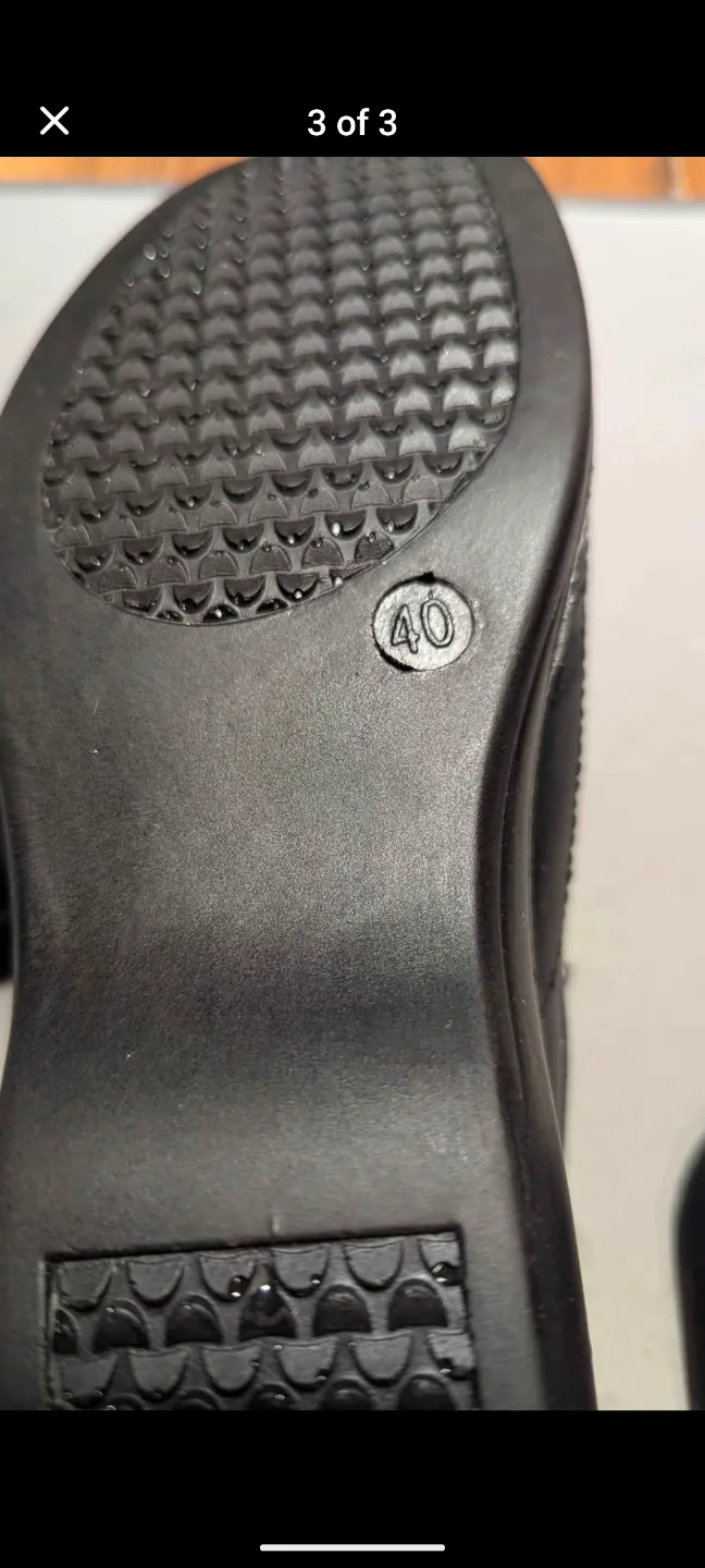 Women's black dress shoes image indicator(2)