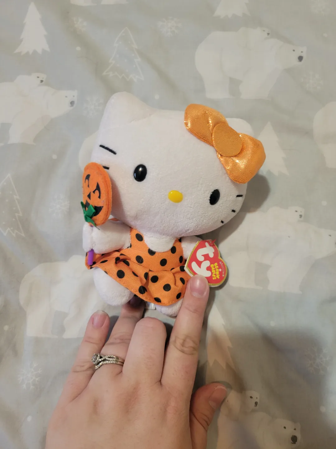 Hello Kitty Halloween Beanie Boo and Pompompurin Headband thumbnail