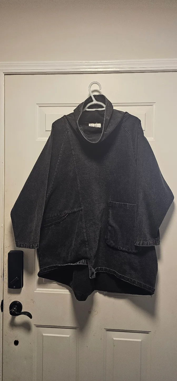 Kate Hewko Black Denim Top thumbnail