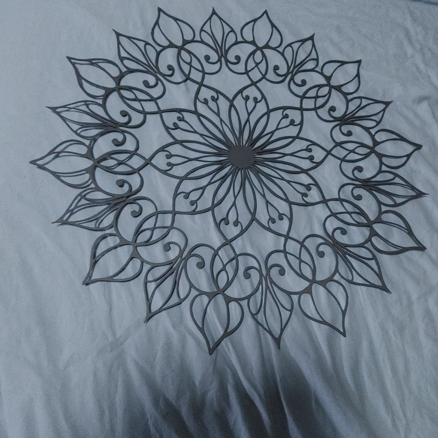 Black Metal Mandala Wall Decor - photo 2