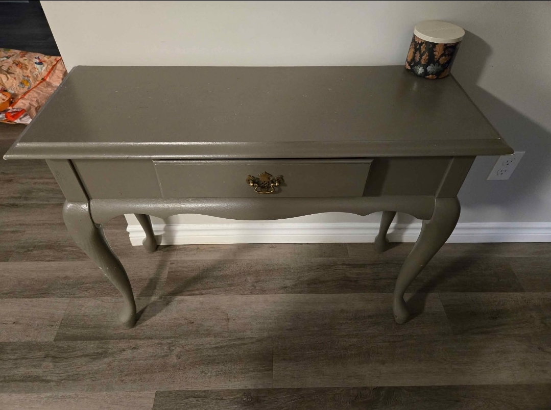 Vintage Accent Table with Drawer