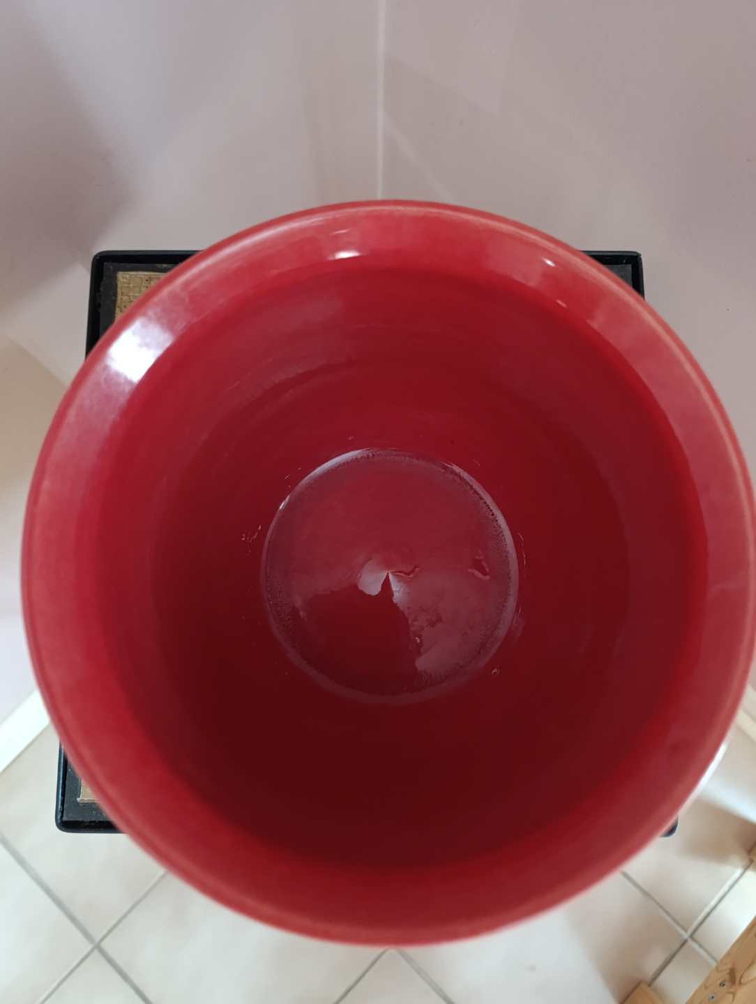 Red Ceramic Planter Pot - photo 2