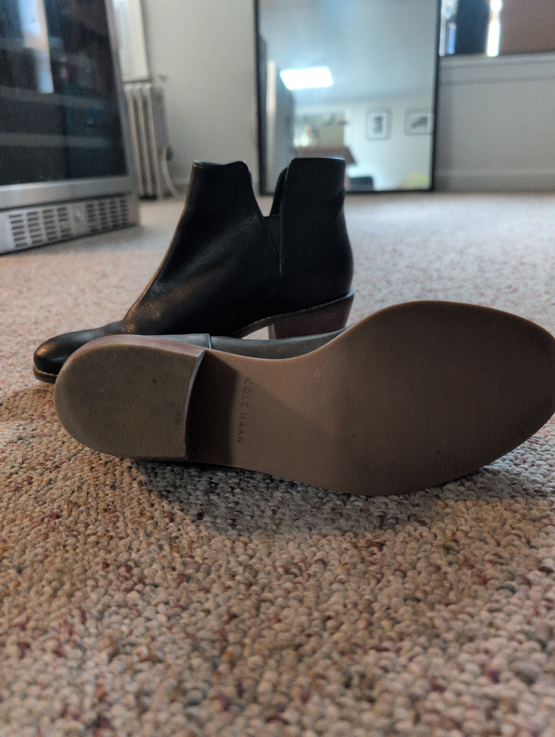 Cole Haan Black Leather Ankle Boots - photo 2