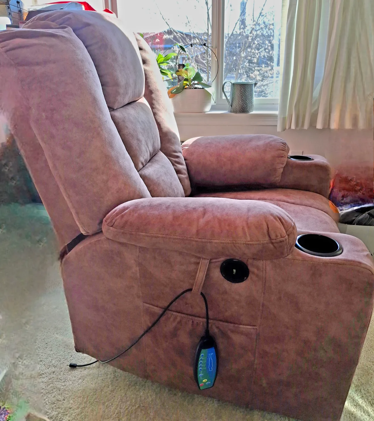 Power Recliner with Cup Holders image indicator(3)