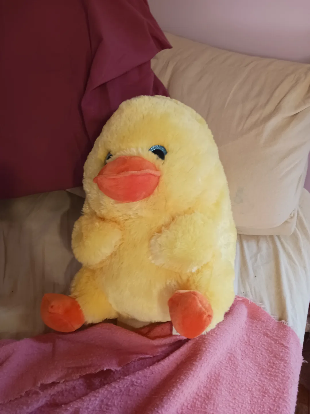 Adorable Yellow Duck Plush Toy image indicator(2)