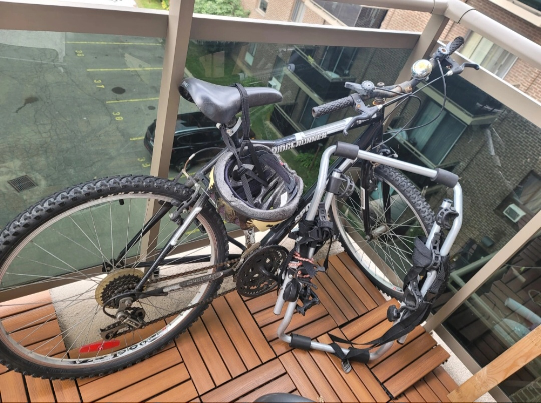Ridgerunner Bike with bike rack for car