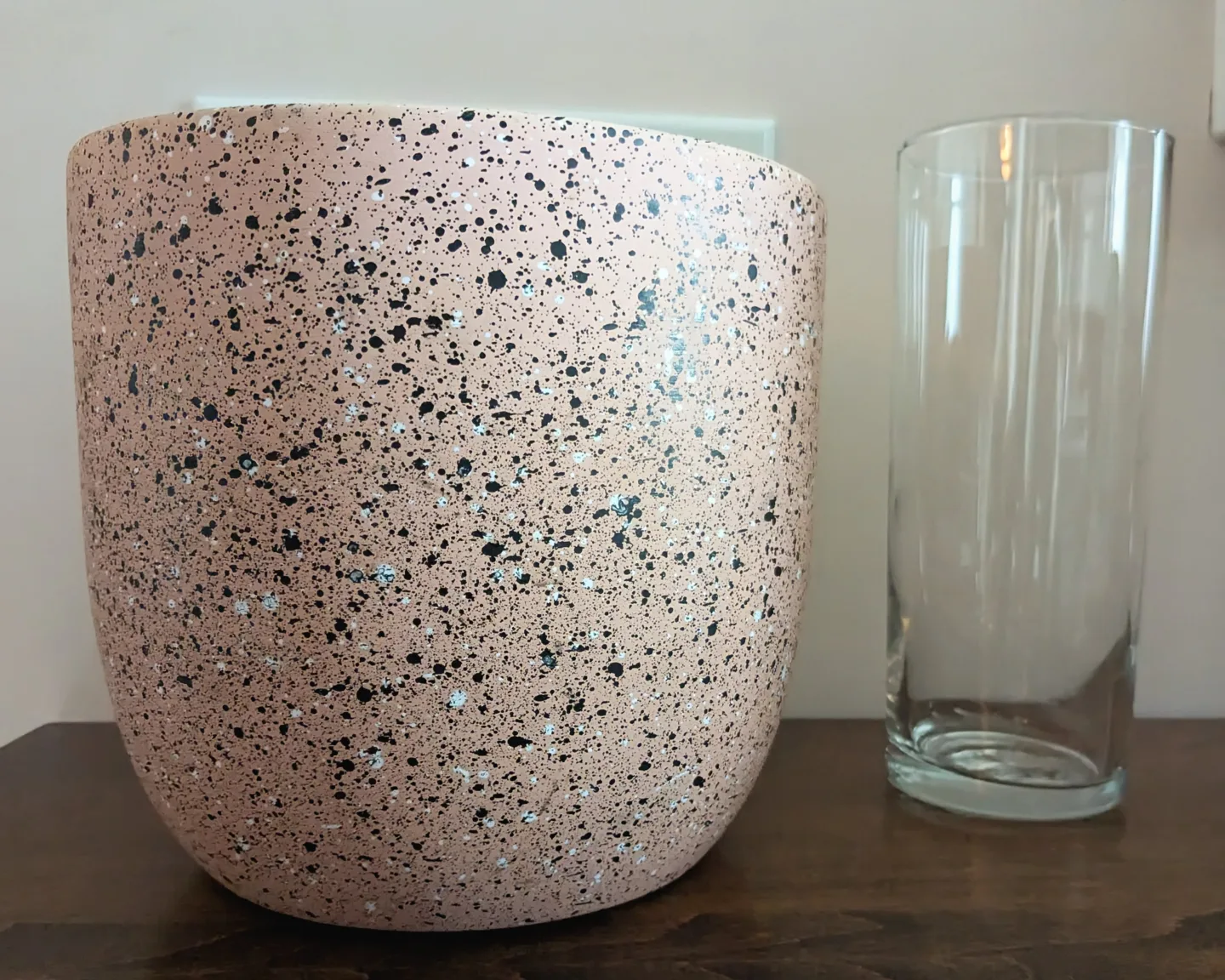 Blush Pink Speckled Planter Pot 🧡 image indicator(2)