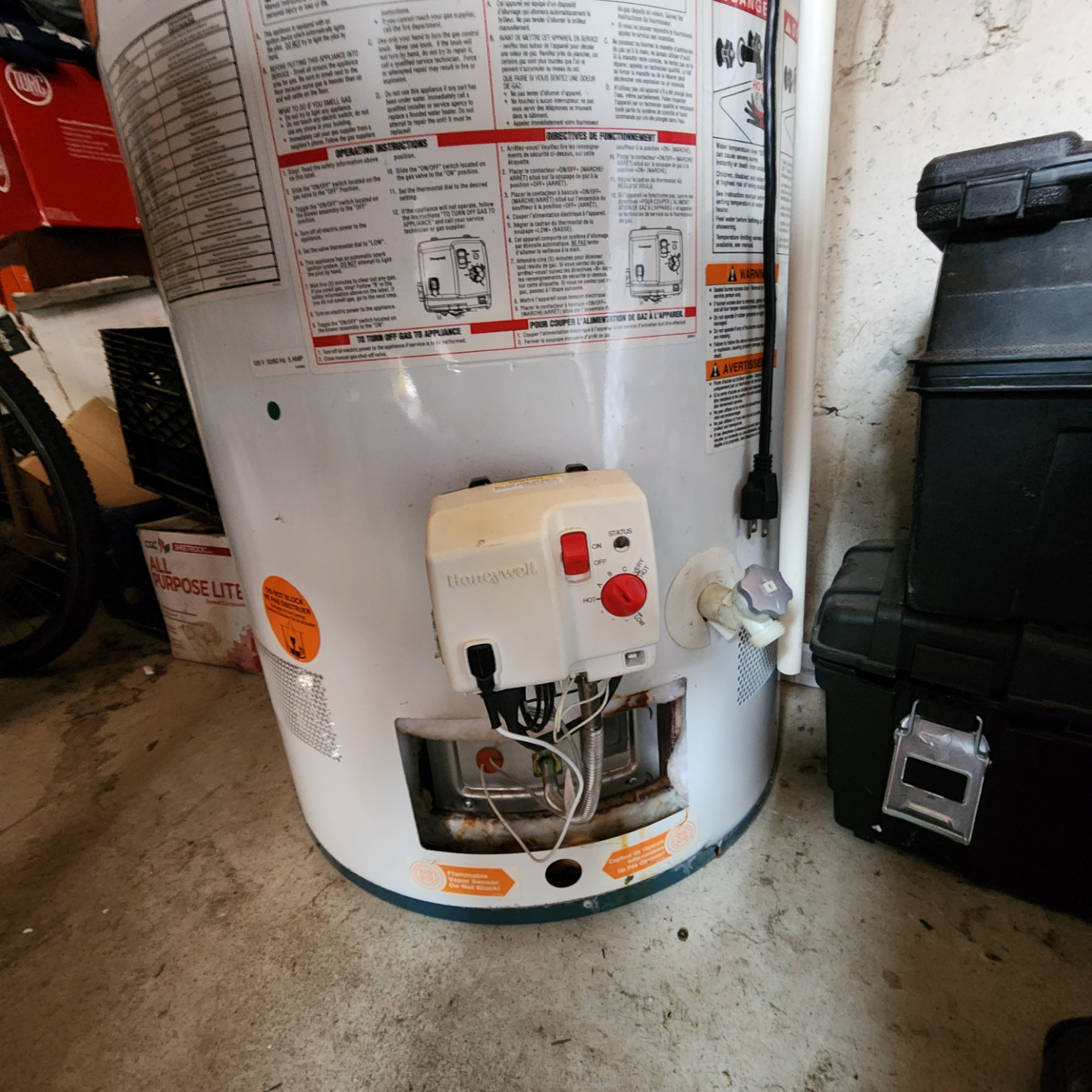 Rheem Direct Energy PowerVent Water Heater - photo 4