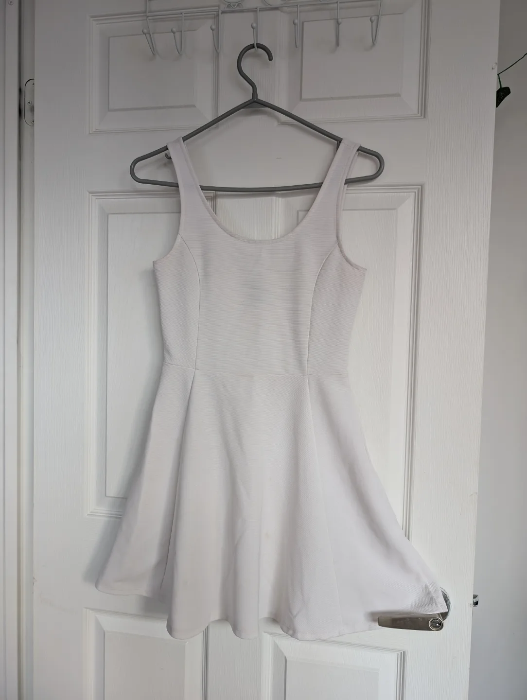 H&M White Skater Dress thumbnail
