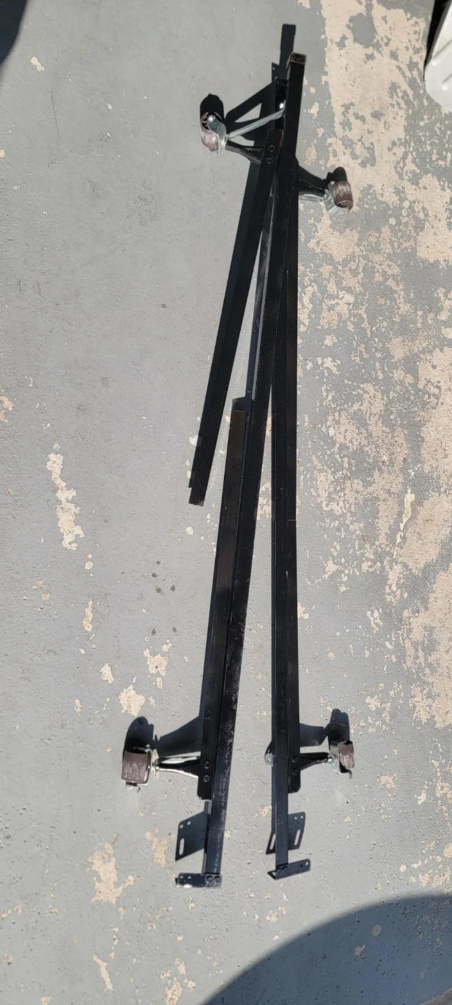 Black Metal Bed Frame - Disassembled thumbnail