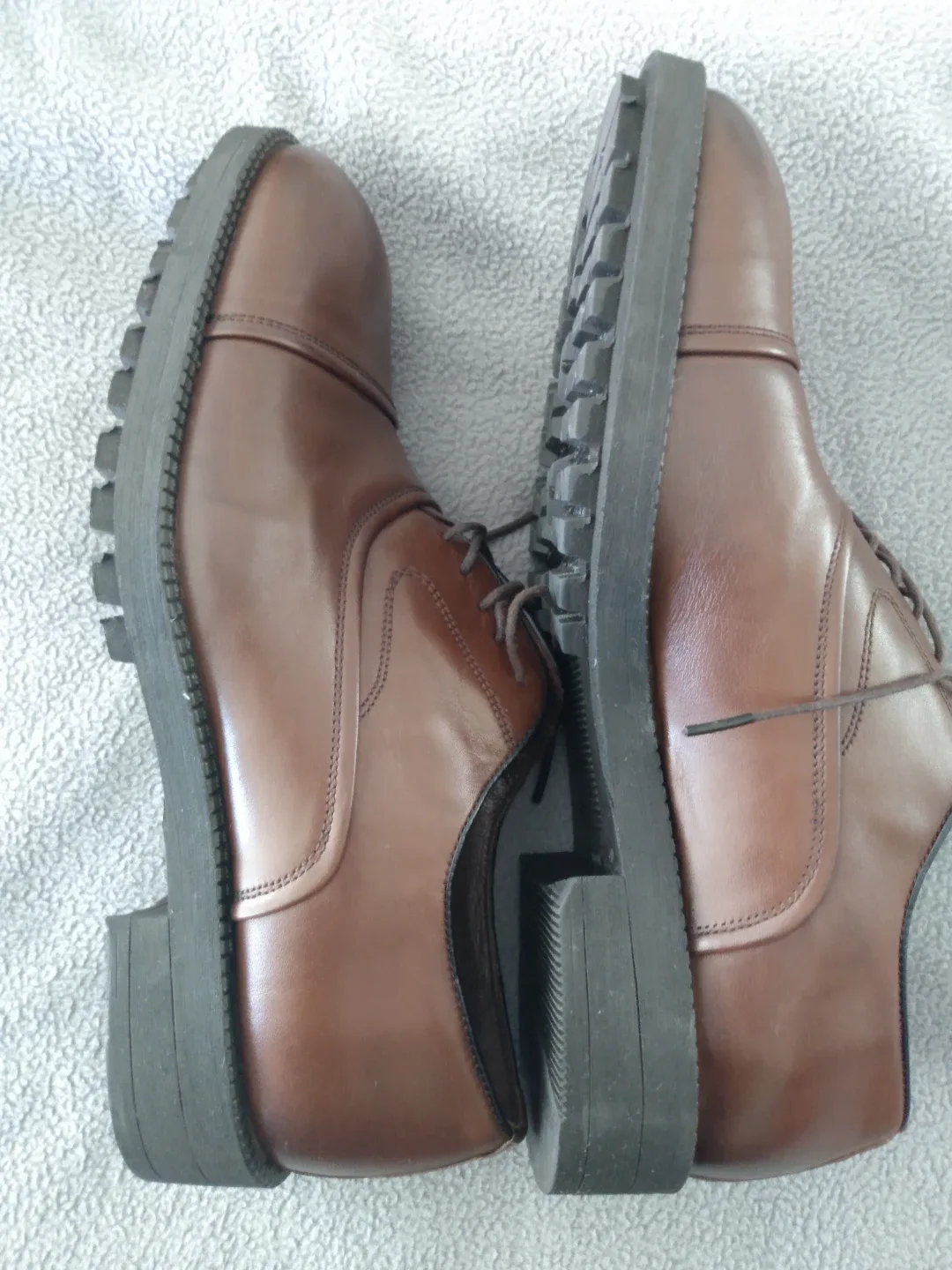 Men's Brown Leather Turkish Shoes - Size 40 thumbnail