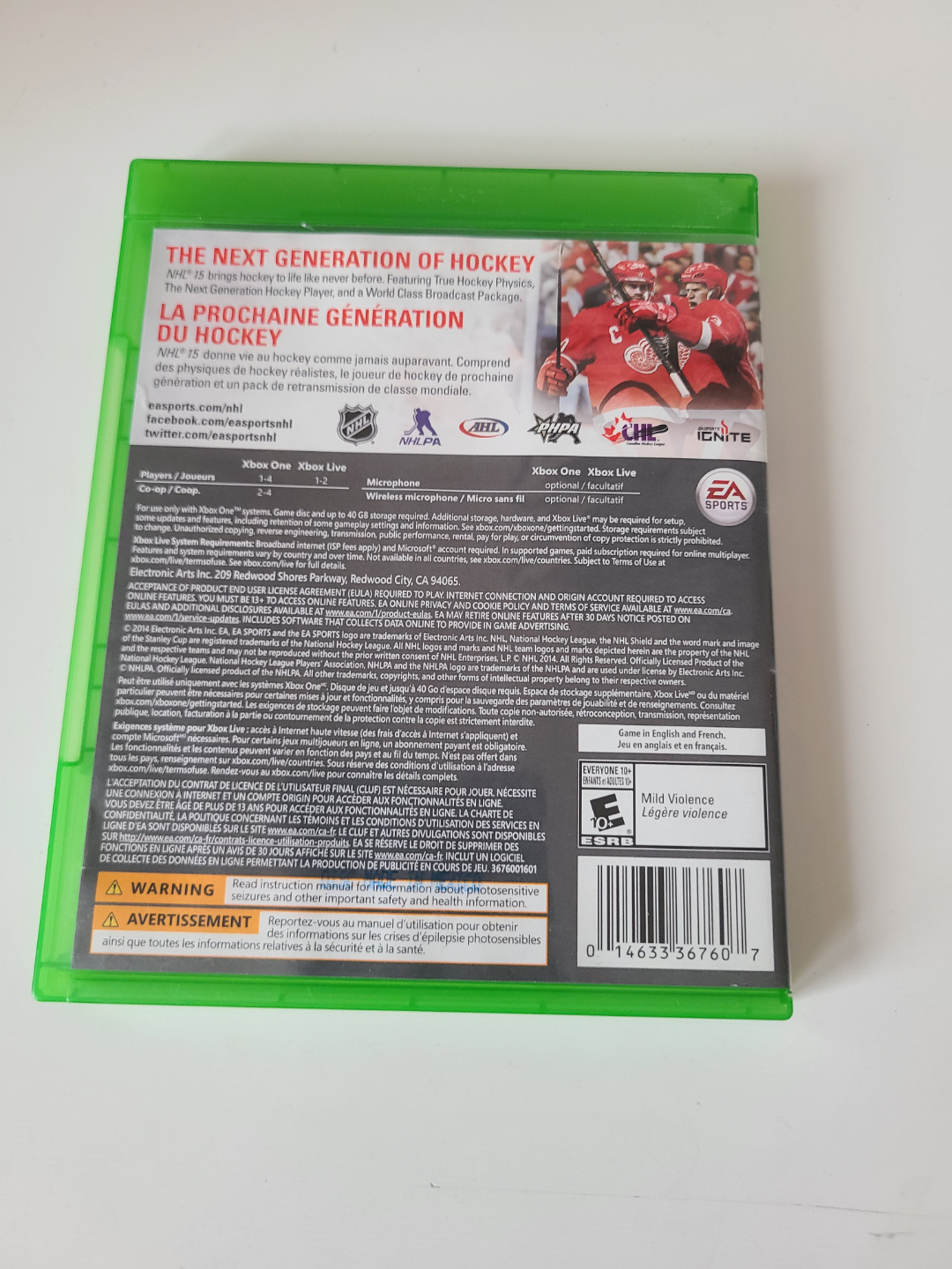 NHL 15 (Microsoft Xbox One, - photo 2