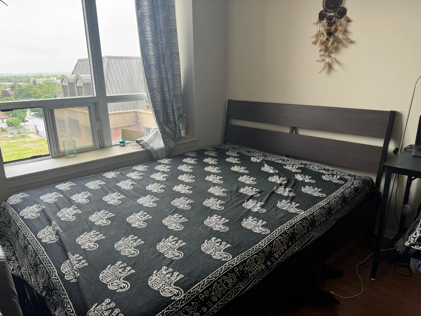 Queen Bed Frame with Slats thumbnail