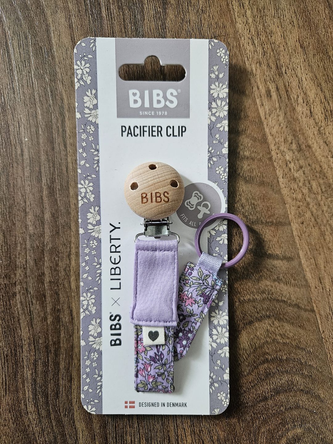 BRAND NEW BIBS x Liberty Pacifier Clip