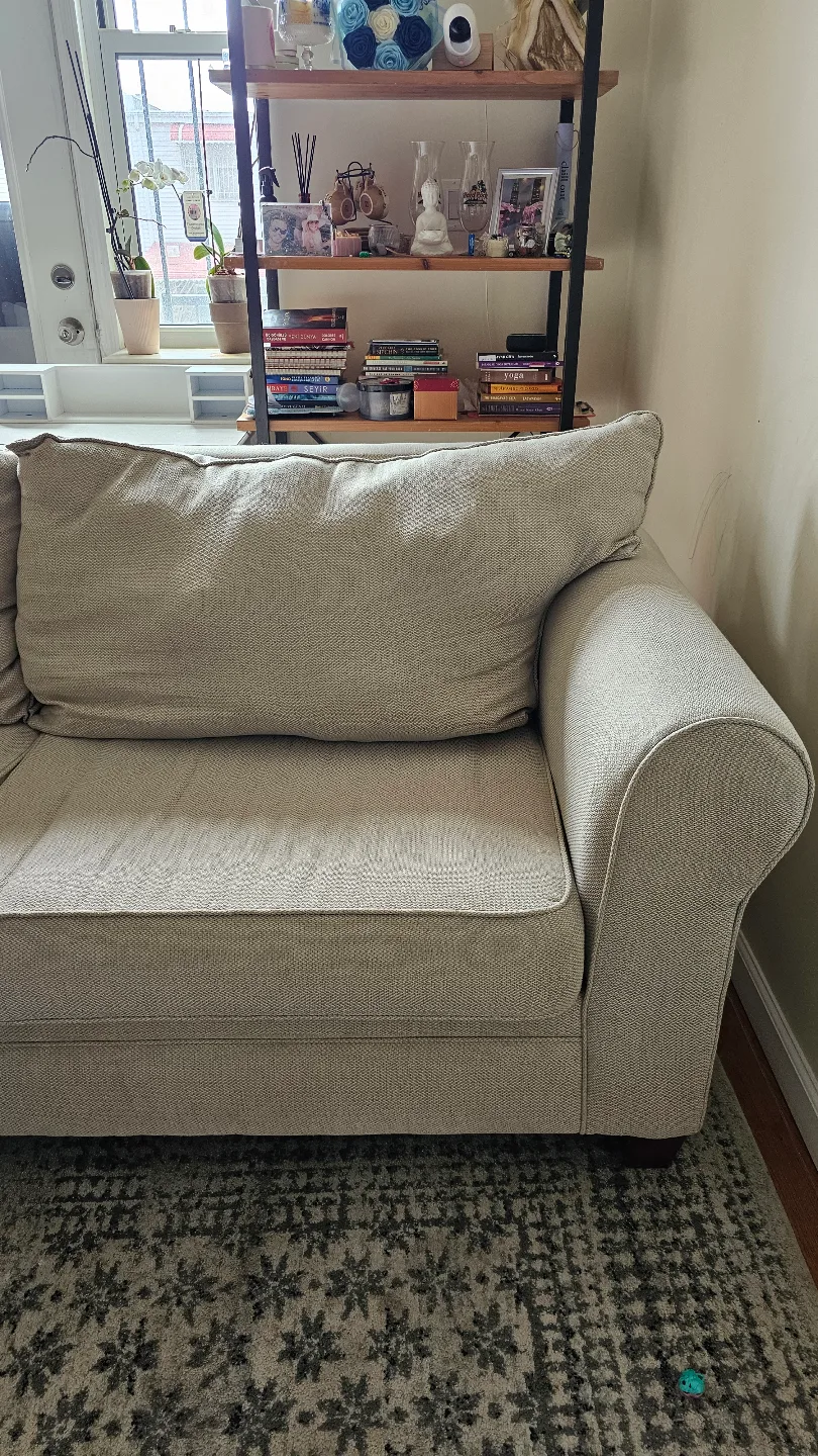 Beige Sofa with Rolled Arms image indicator(3)