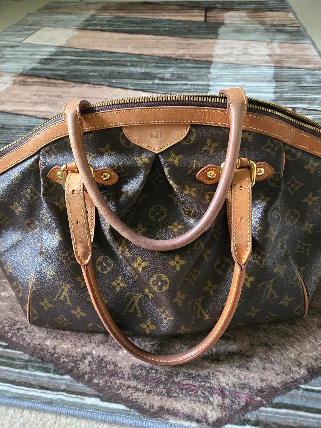 🧡 Authentic Louis Vuitton Monogram Sac Bowling Bowling Bag image indicator(2)