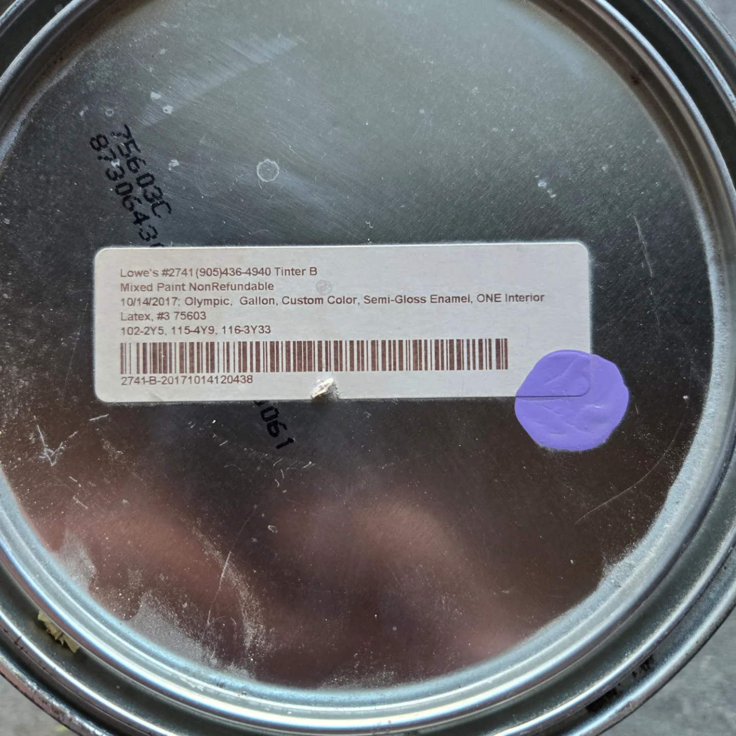 Olympic One Interior Semi-Gloss Enamel Paint image indicator(2)