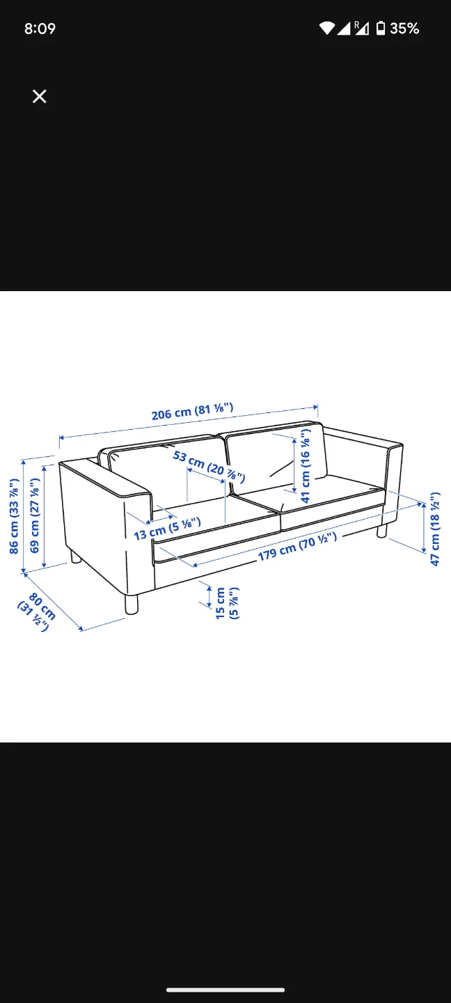 Free Delivery - Grey Two-Seater Sofa image indicator(3)