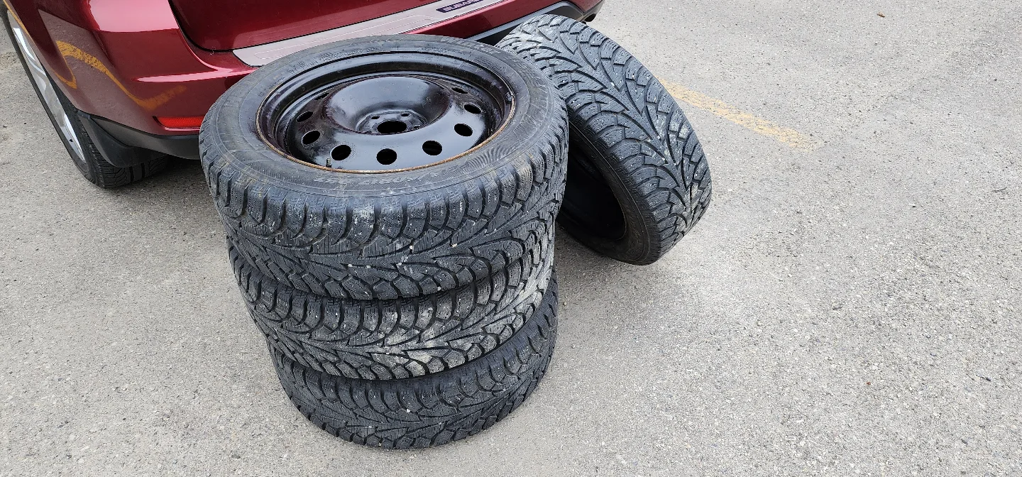 Hankook Winter Tires on Steel Rims