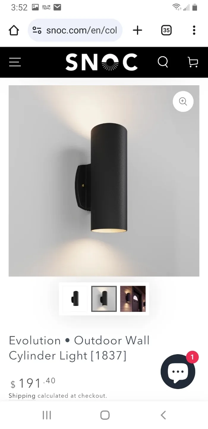 2 SNOC Evolution Outdoor Wall Cylinder Light 🏒 image indicator(3)