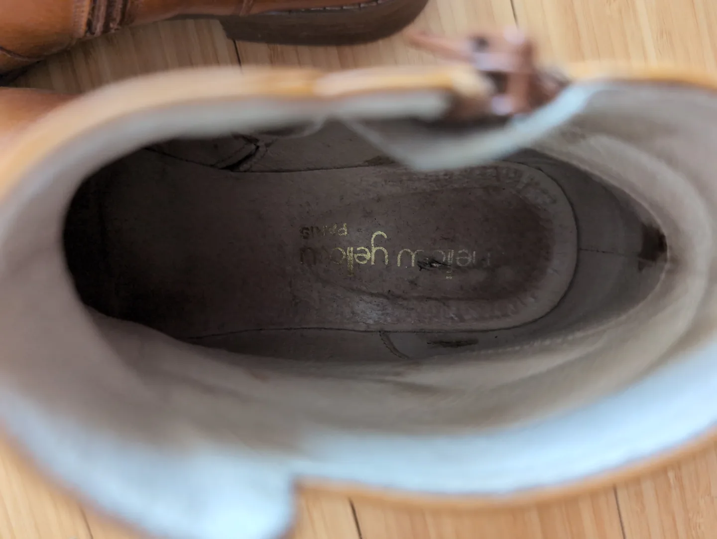 Brown Leather Buckle Ankle Boots - Mellow Yellow Paris image indicator(4)