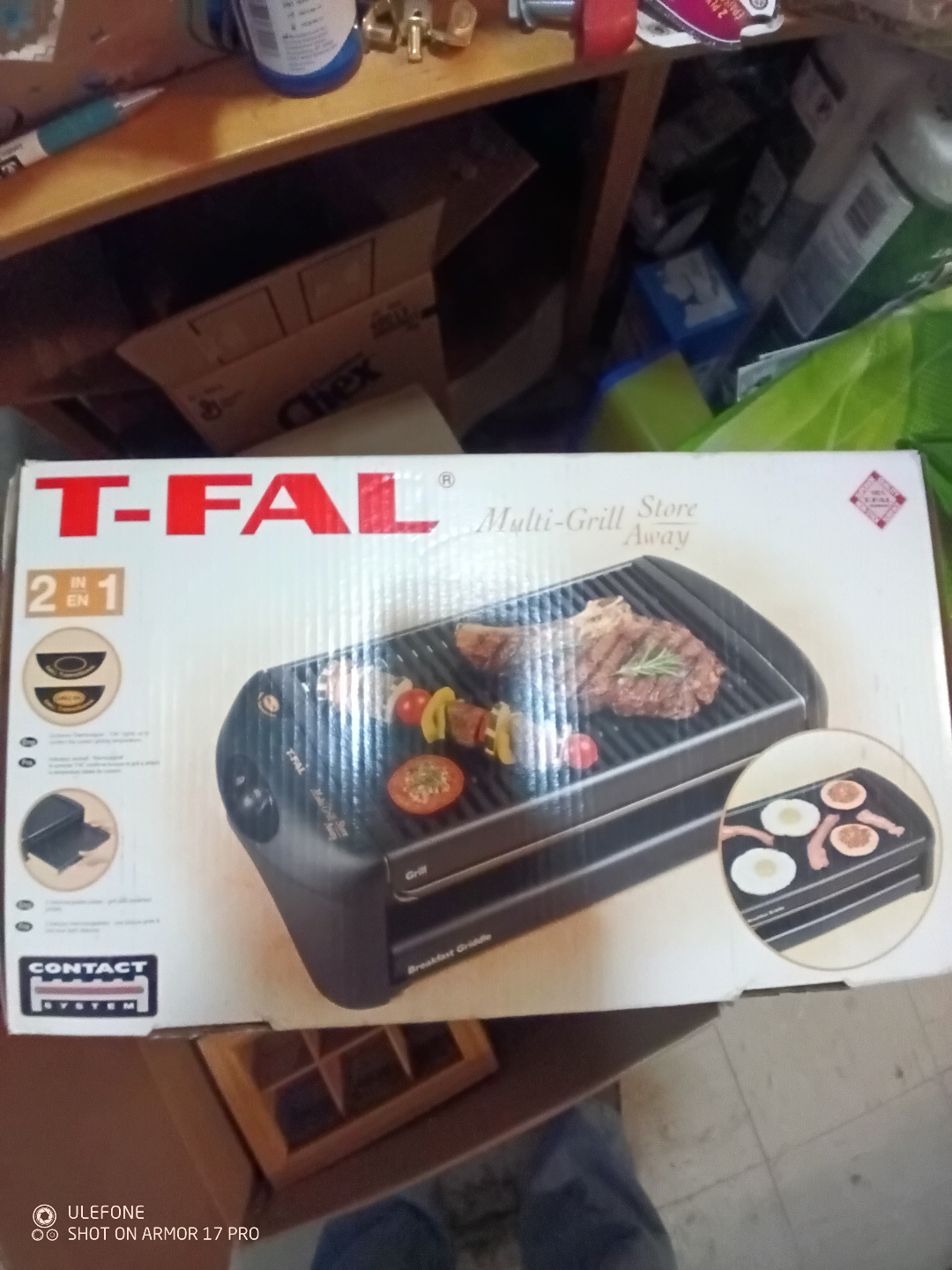 T-FAL Multi-Grill Store Away - Brand New in Box