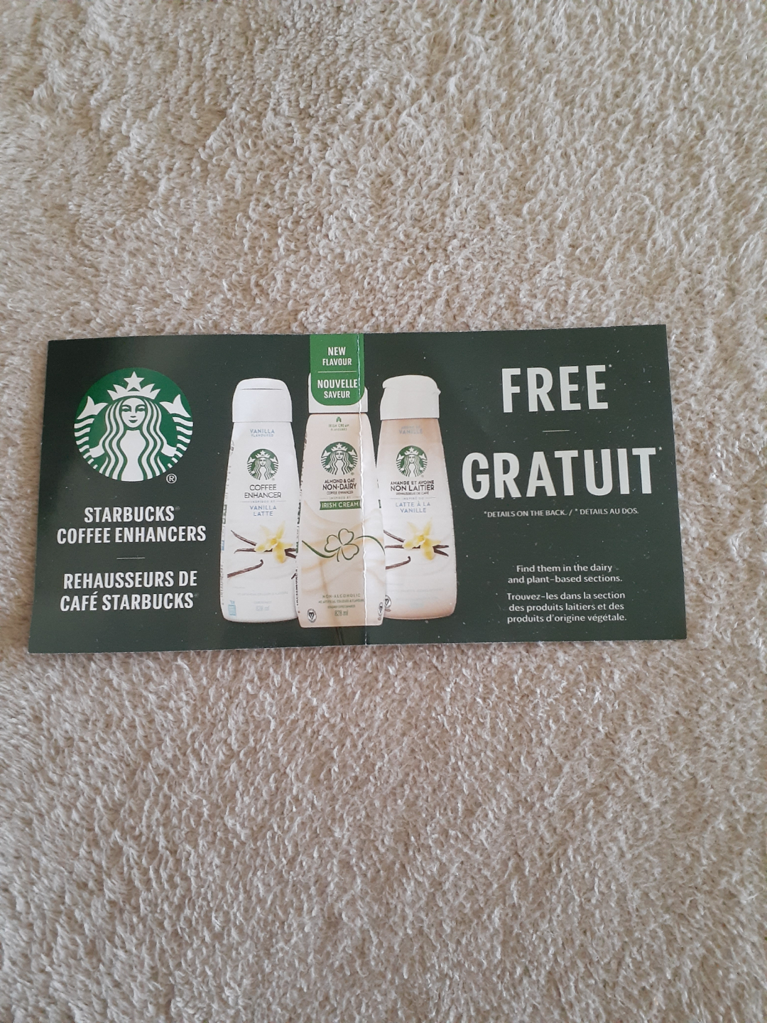 Starbucks Coffee Enhancers Coupon