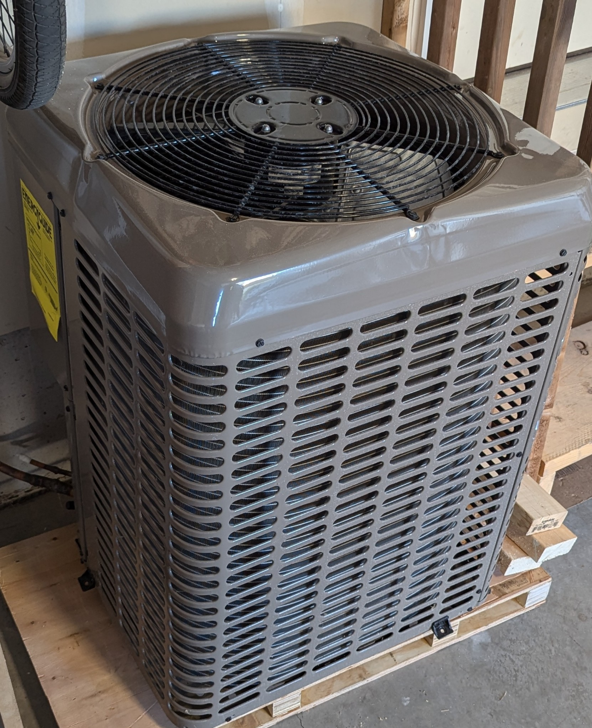 York HVAC System - Condenser and Evaporator Coil