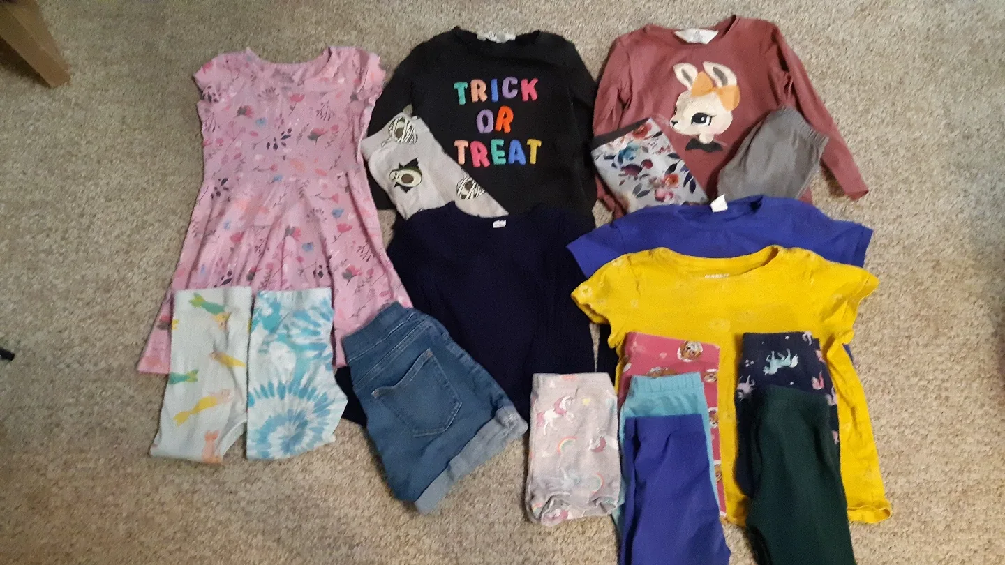 little girls clothes size 5-6 image indicator(3)