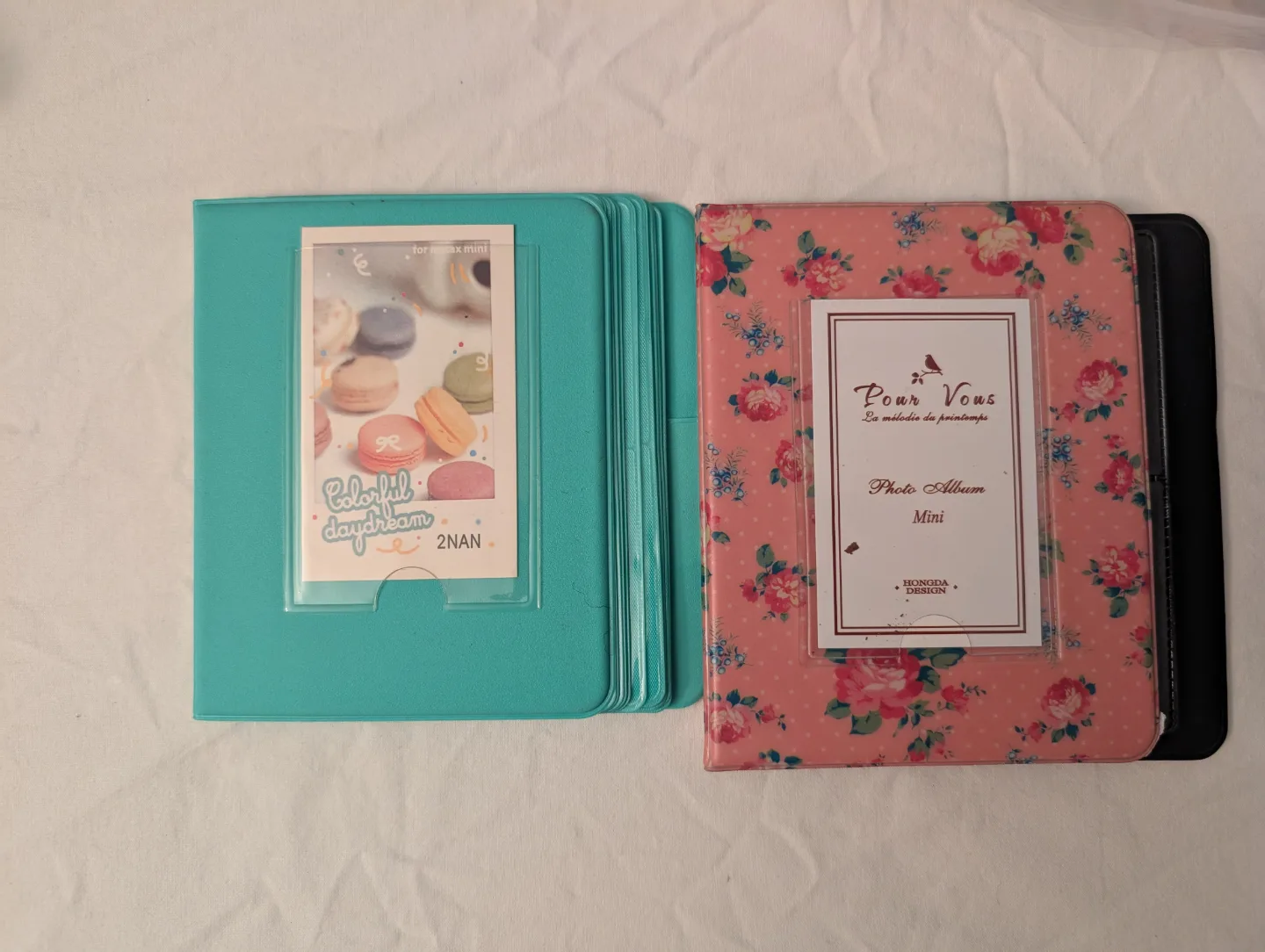 Two Mini Photo Albums - Teal & Floral thumbnail