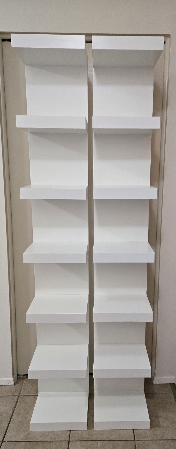 IKEA Lack Wall Shelves - White - Pair