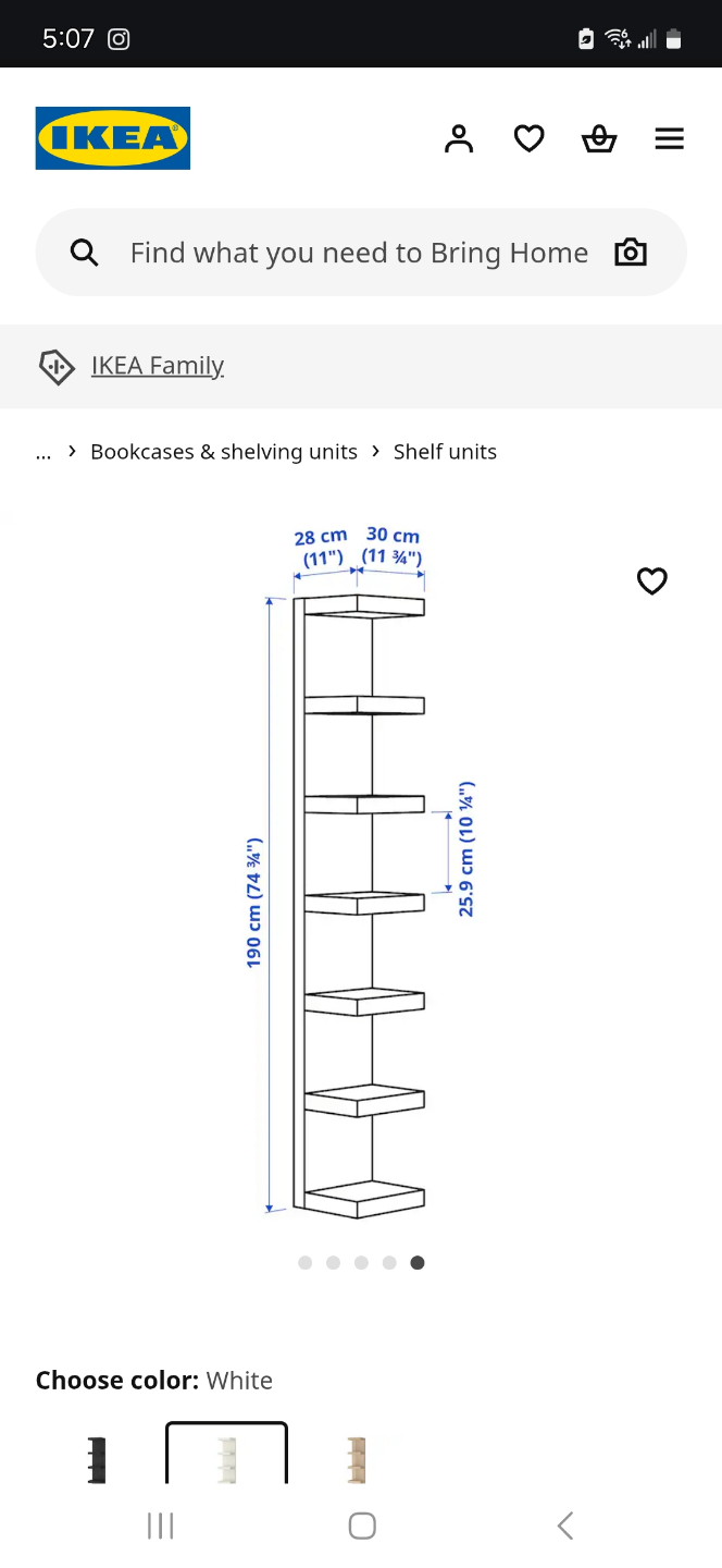 IKEA Lack Wall Shelves - White - Pair - photo 5