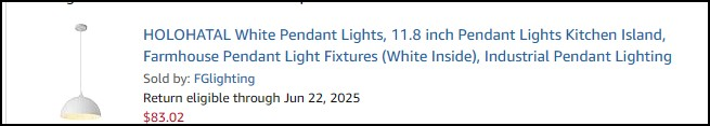 White Pendant Lights 11.8 inch (Brand New) - photo 2