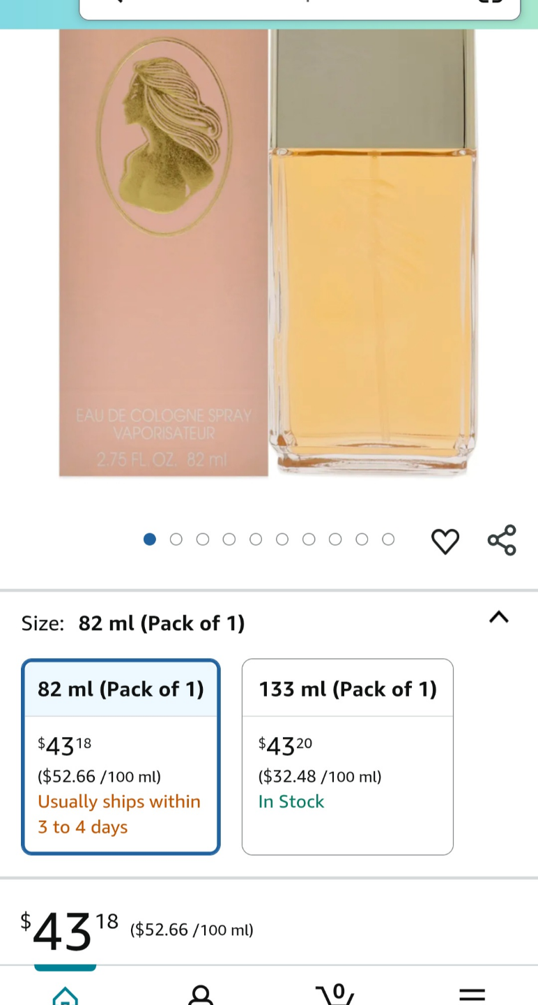 White Shoulders By Evyan Cologne Spray - photo 5